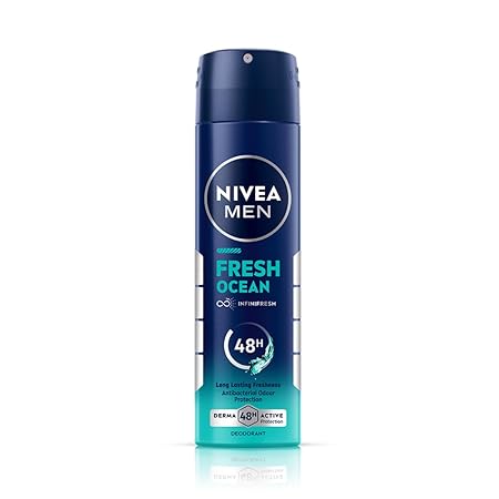 NIVEA Men Fresh Ocean Deodorant Spray, 