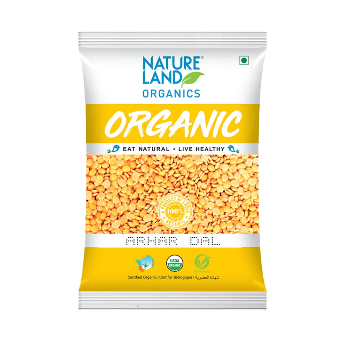 Natureland Organics Arhar/Toor Dal 1 Kg